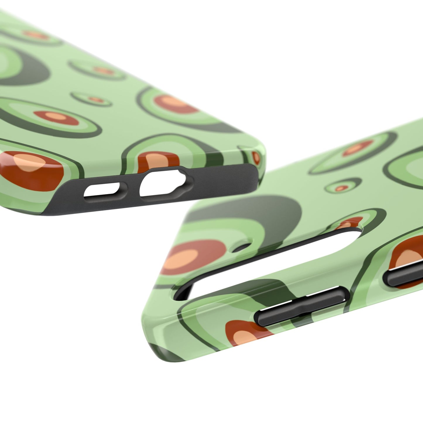 Trendy Avocado Pattern Green Aesthetic Minimal Fruit Phone Case | Food