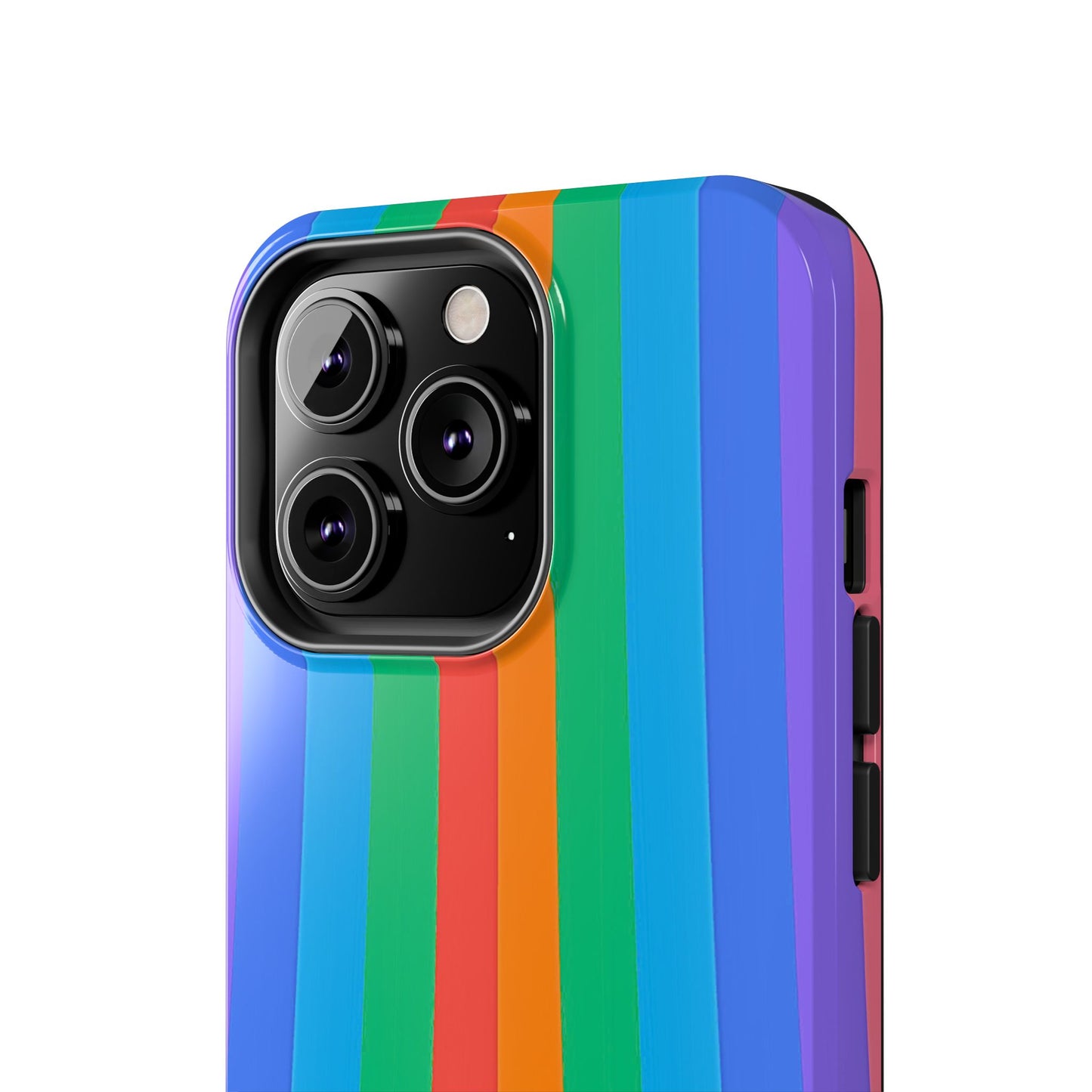 Funda resistente para teléfono con líneas de arcoíris hippies | Estética