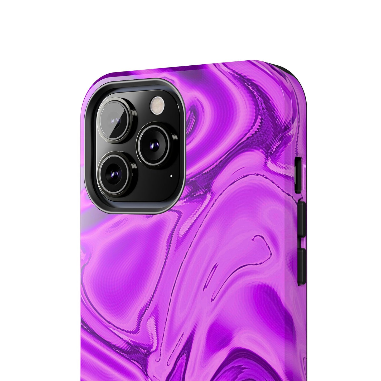 Liquid Metal Purple Tough Phone Case | Aesthetic