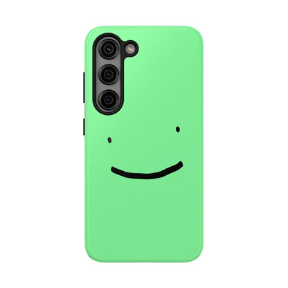 Simple Smile Green Face Tough Phone Case | Other