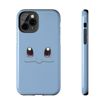 Blue Turtle Simple Blue Smile Tough Phone Case | Anime