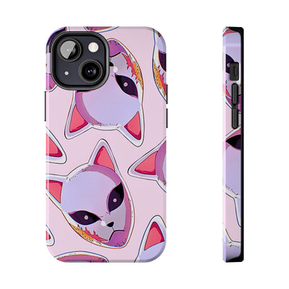 Sabito Fox Mask Pattern Tough Phone Case | Anime - Demon Slayer