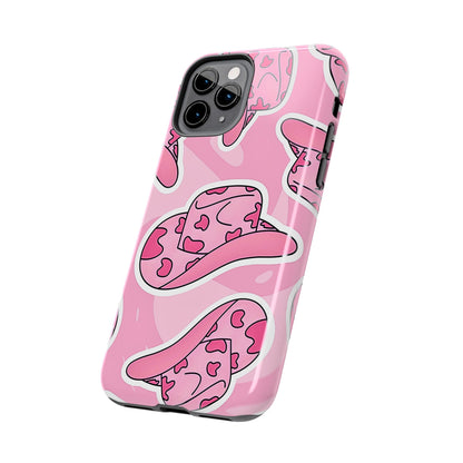 Pink Cowboy Hat Preppy Tough Phone Case | Aesthetic