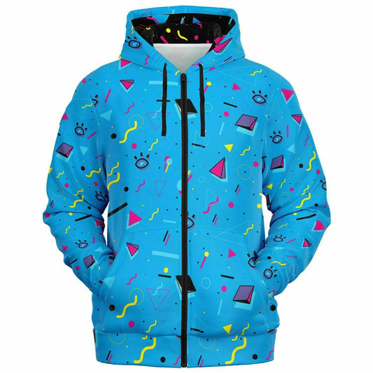 Rad Palm Blue Monday Zip Up Hoodie