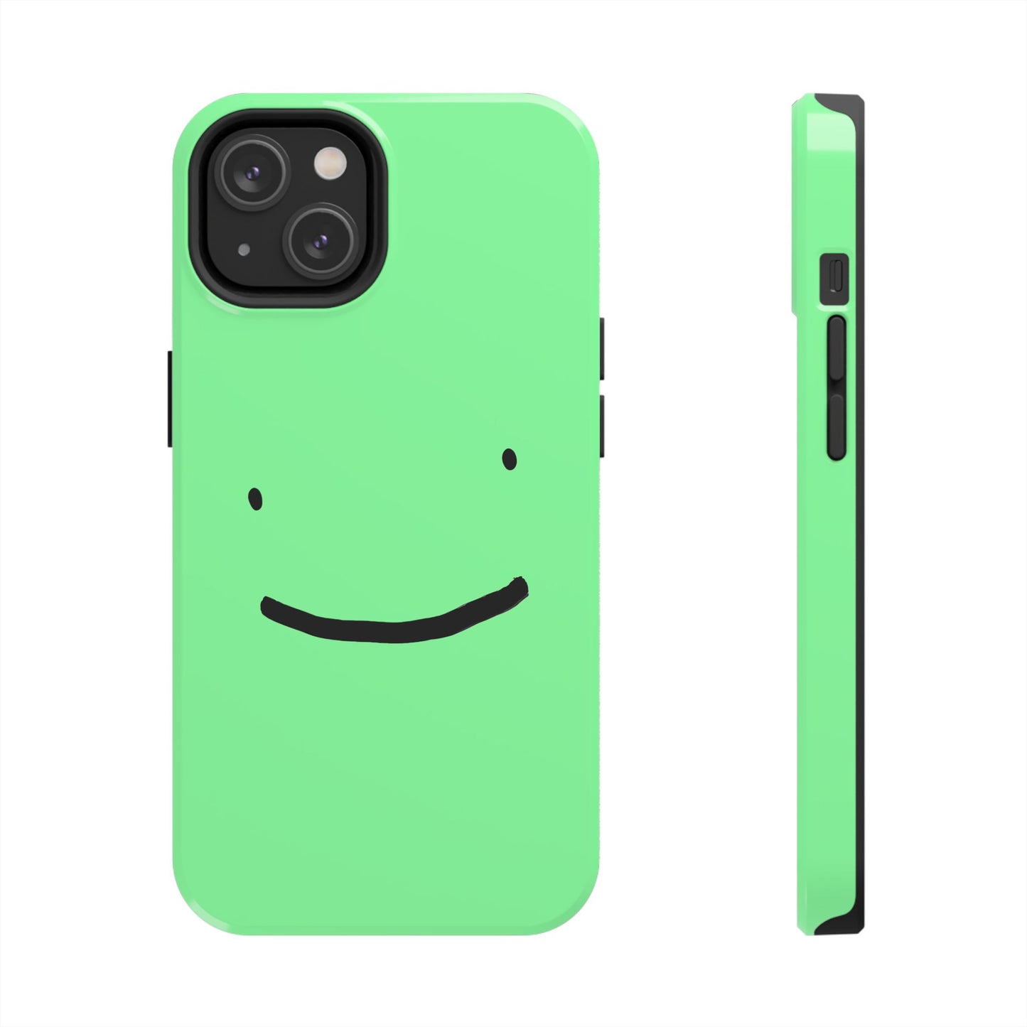 Simple Smile Green Face Tough Phone Case | Other