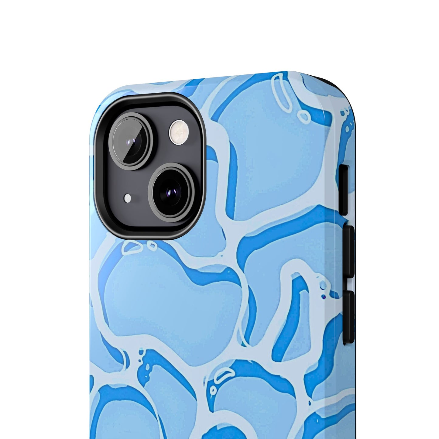 Funda resistente para teléfono con estampado de agua de piscina | Estética