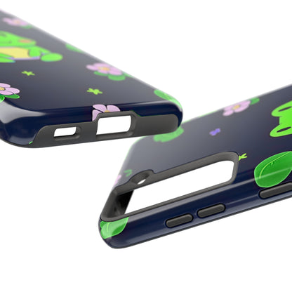 Adorable Froggy Black Tough Phone Case | Animals