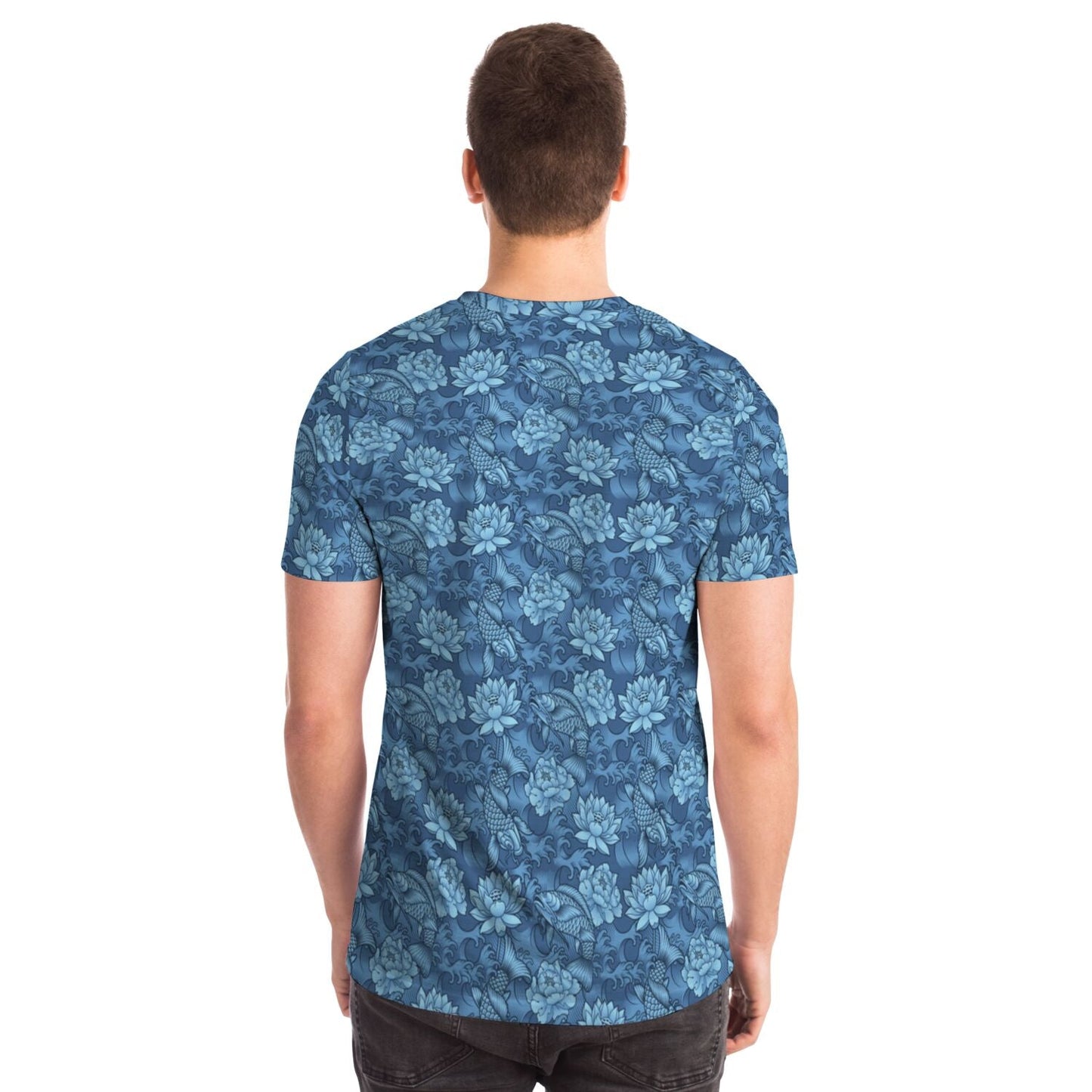 Rad Palm Blue Koi Unisex T-shirt