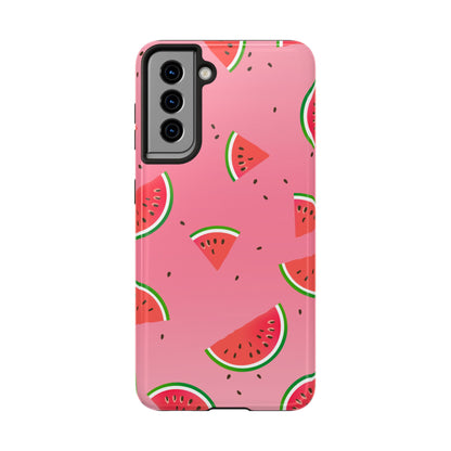 Pink and Red Gradient Watermelon Tough Phone Case | Food
