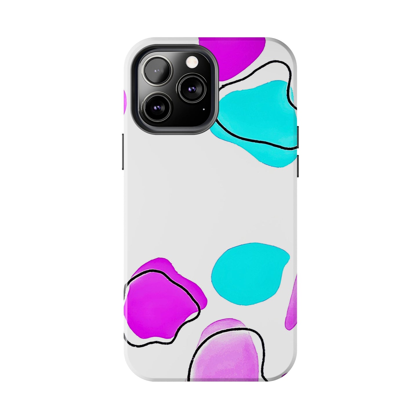 Abstract Shapes Preppy Pastel Style (Version 2) Tough Phone Case | Aesthetic