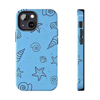Funda resistente para teléfono Shells azul claro | Estética