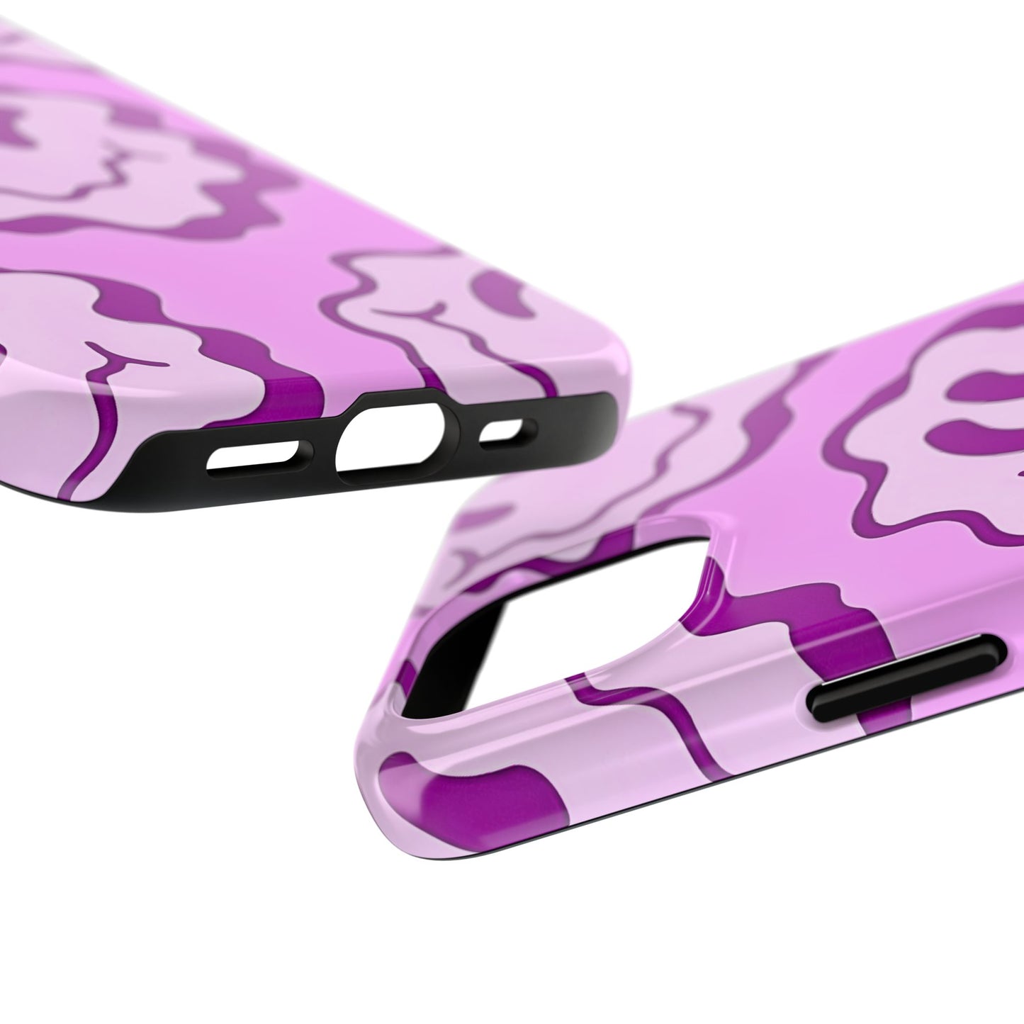 Waving Smile Preppy Pinky Tough Phone Case | Aesthetic