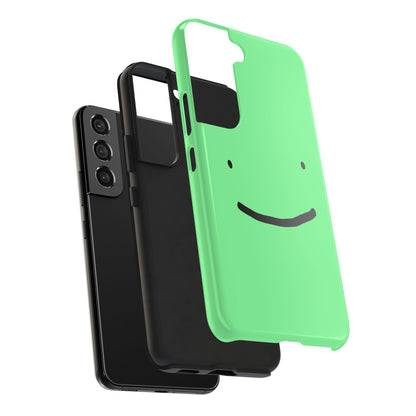 Simple Smile Green Face Tough Phone Case | Other