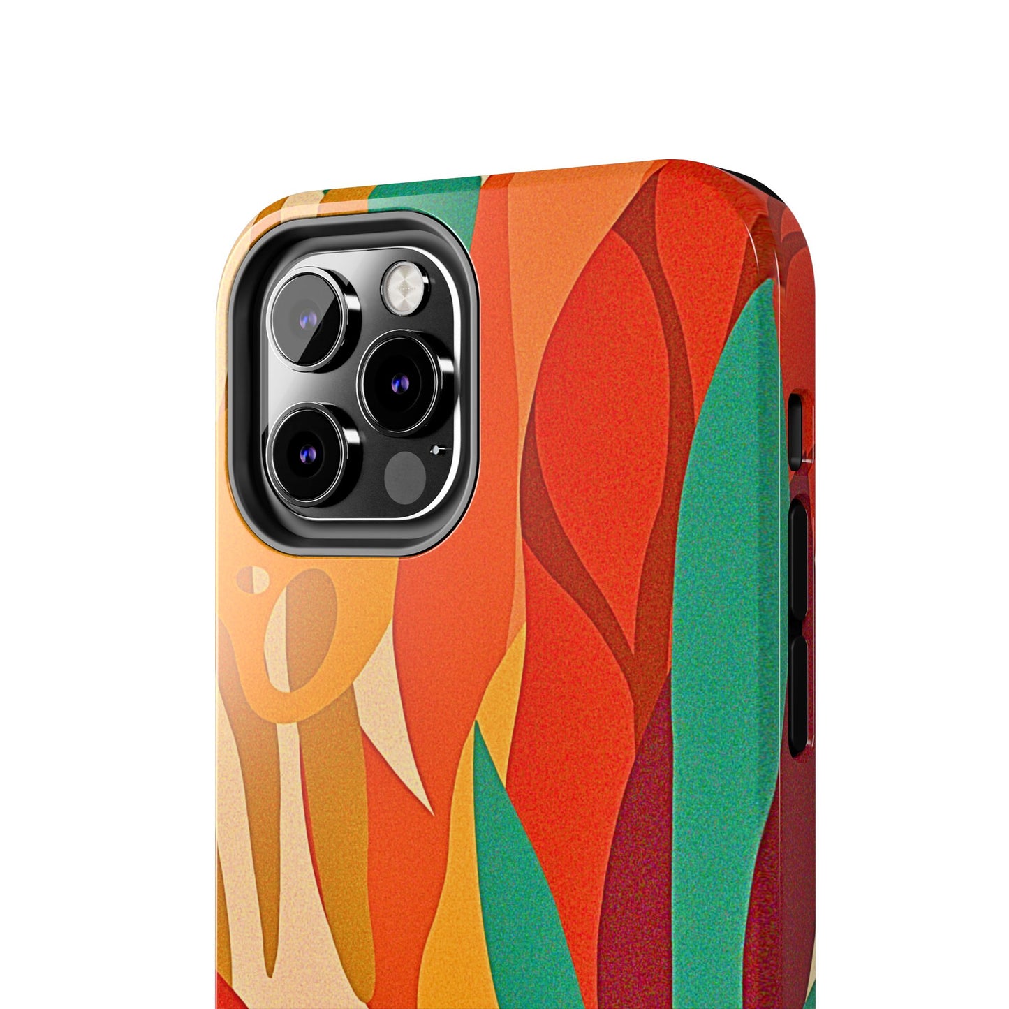 Abstract Autumn Leaves Tough Phone Case | Aesthetic