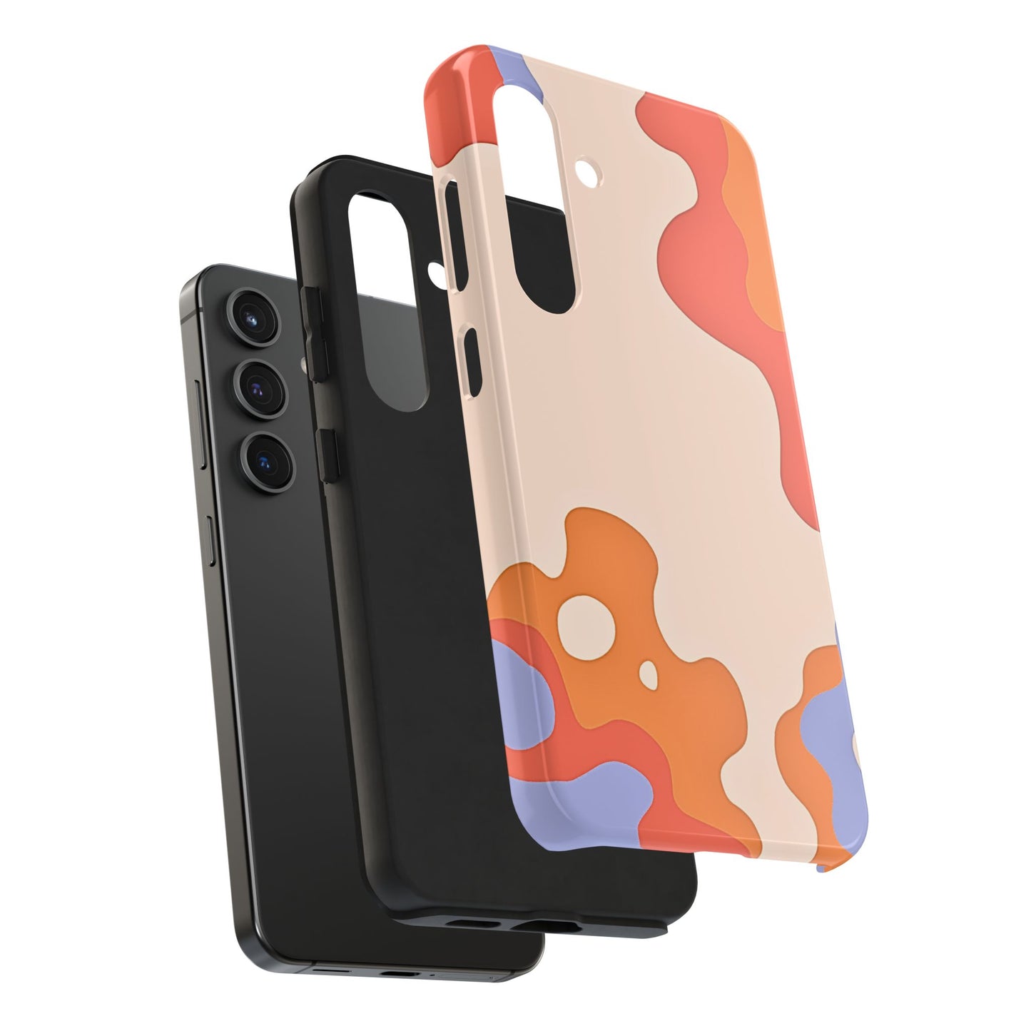 Funda resistente para teléfono con diseño de pastel líquido de verano | Estética