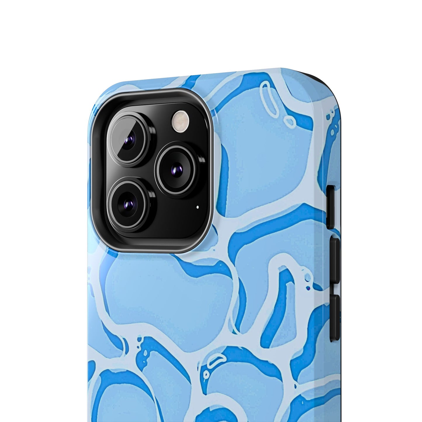 Funda resistente para teléfono con estampado de agua de piscina | Estética