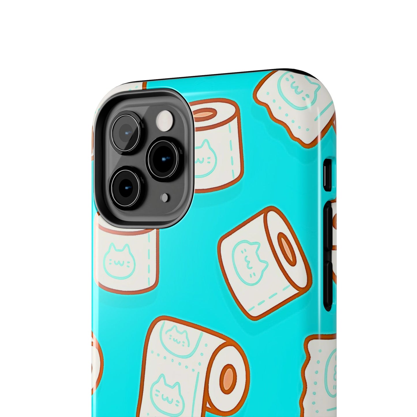 Funda resistente para teléfono con estampado de papel higiénico kawaii | Estética