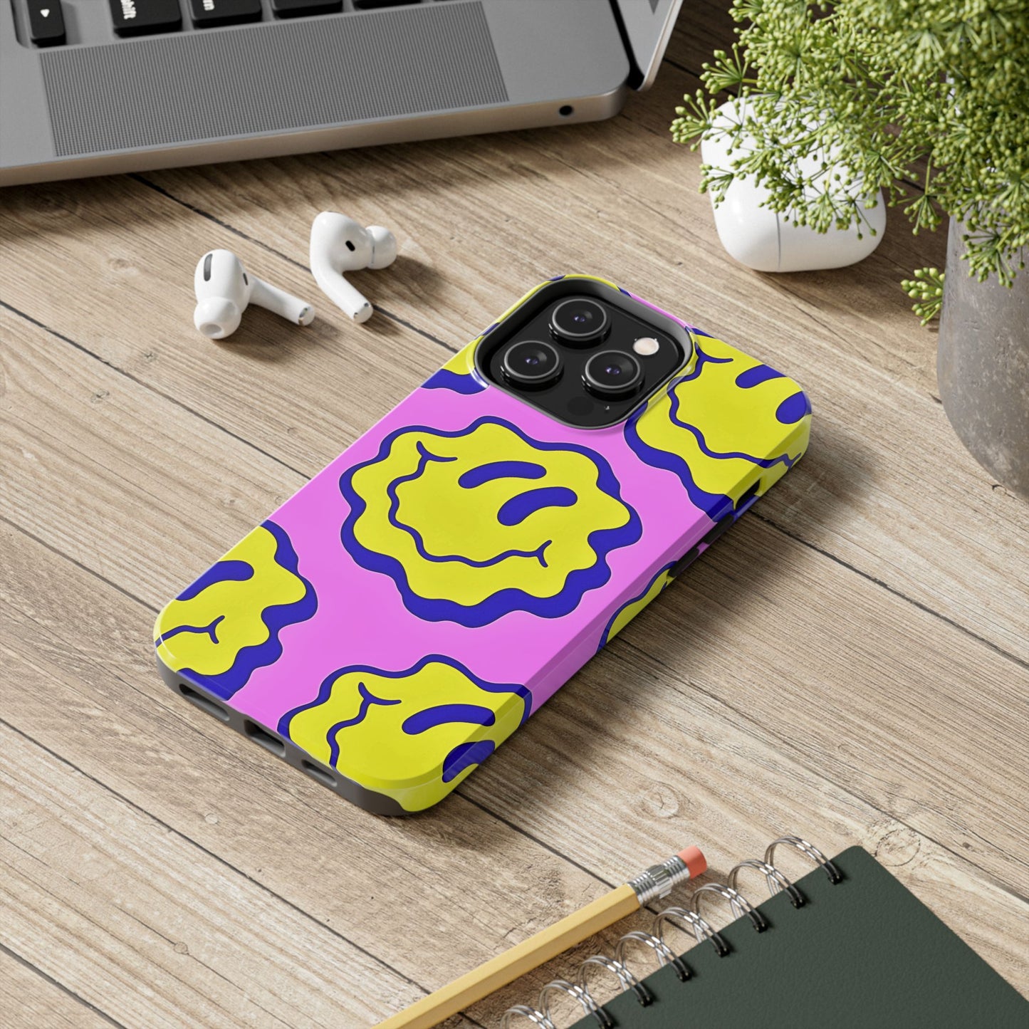 Waving Smile Preppy Tough Phone Case | Aesthetic