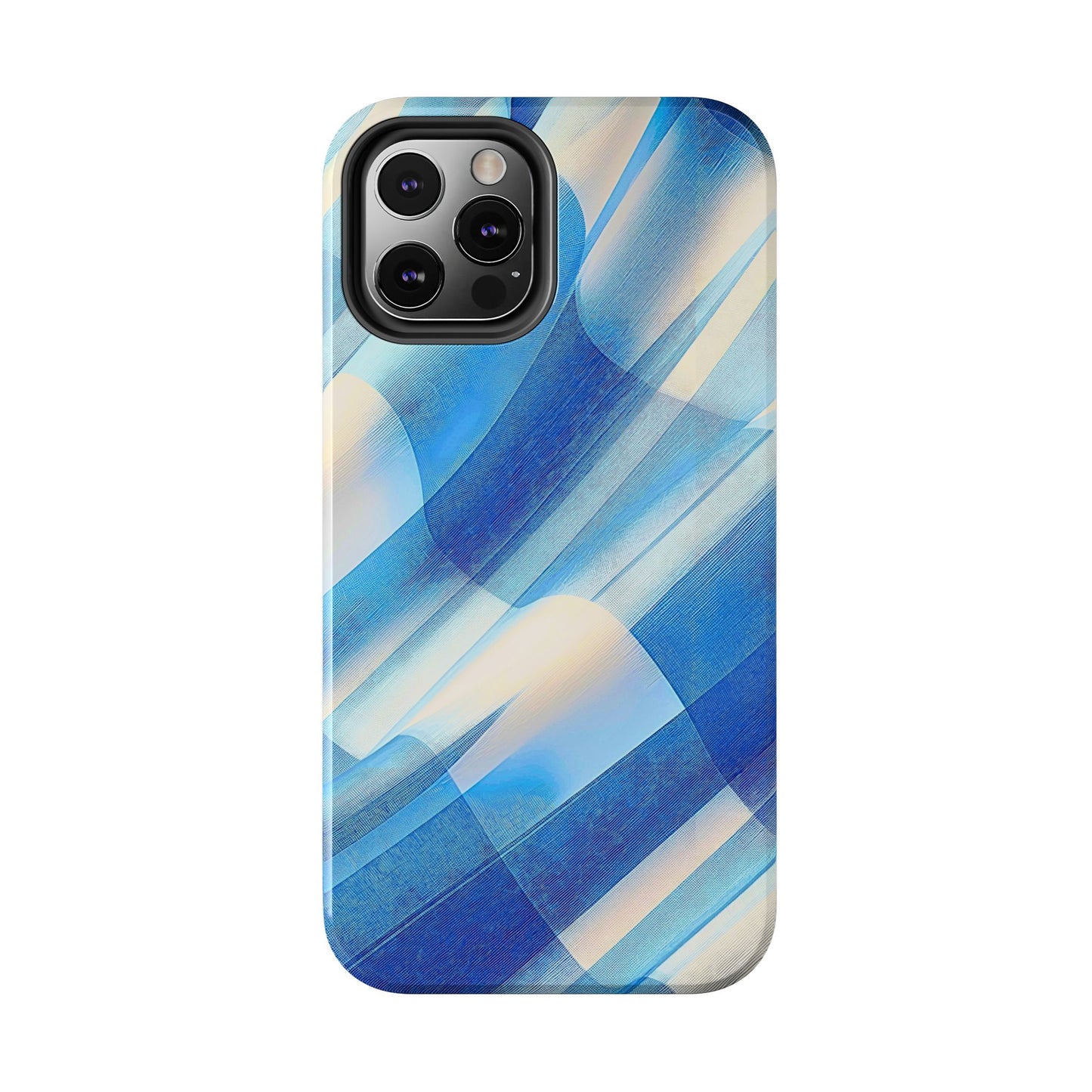 Pastel Plaid Pattern Clean Tough Phone Case | Aesthetic