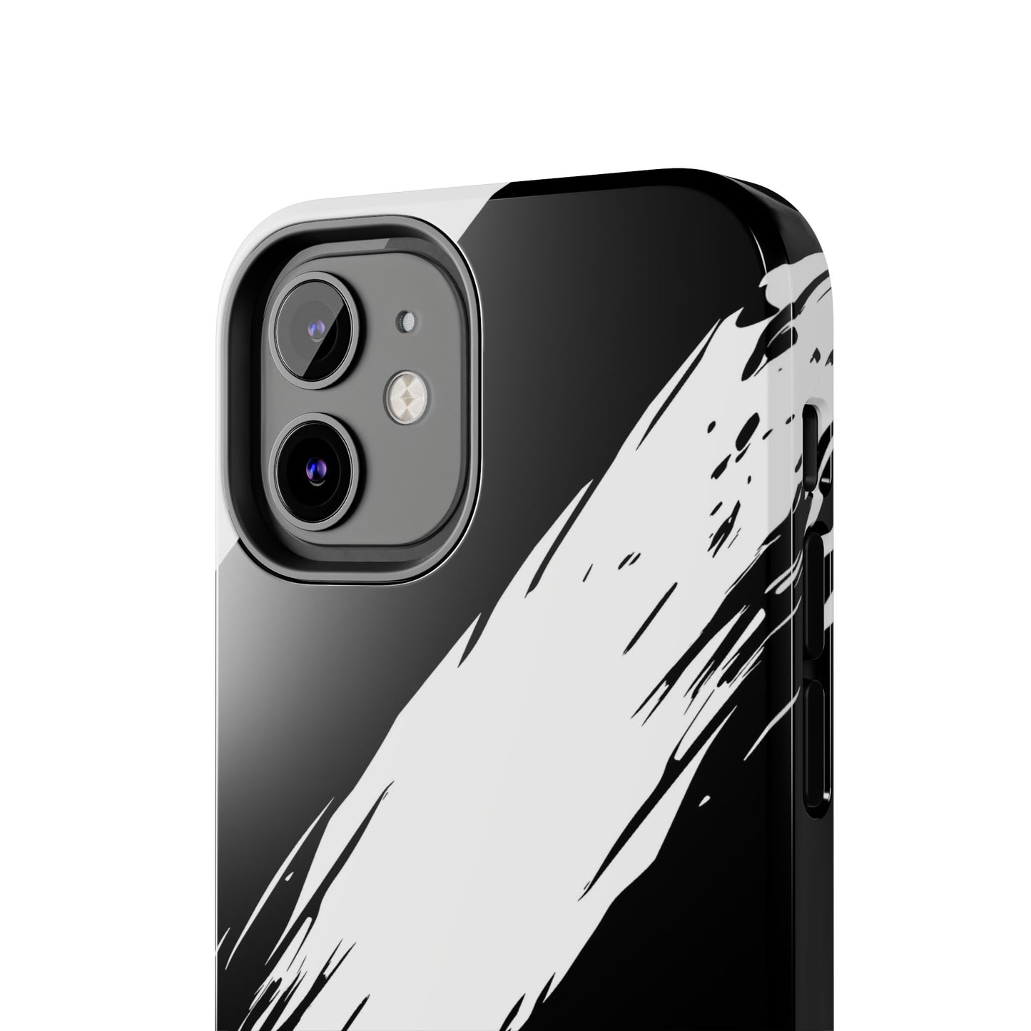 Funda/cubierta resistente para teléfono con rayas diagonales en blanco roto | Estética