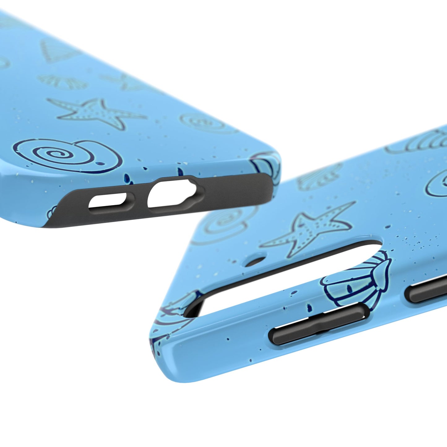 Funda resistente para teléfono Shells azul claro | Estética
