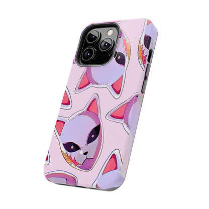 Sabito Fox Mask Pattern Tough Phone Case | Anime - Demon Slayer