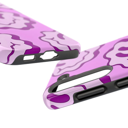 Waving Smile Preppy Pinky Tough Phone Case | Aesthetic