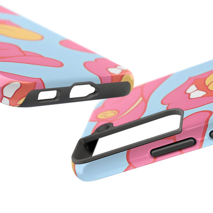 Funda resistente para teléfono con estampado de sombrero vaquero y labios sensuales (versión 1) | Estética