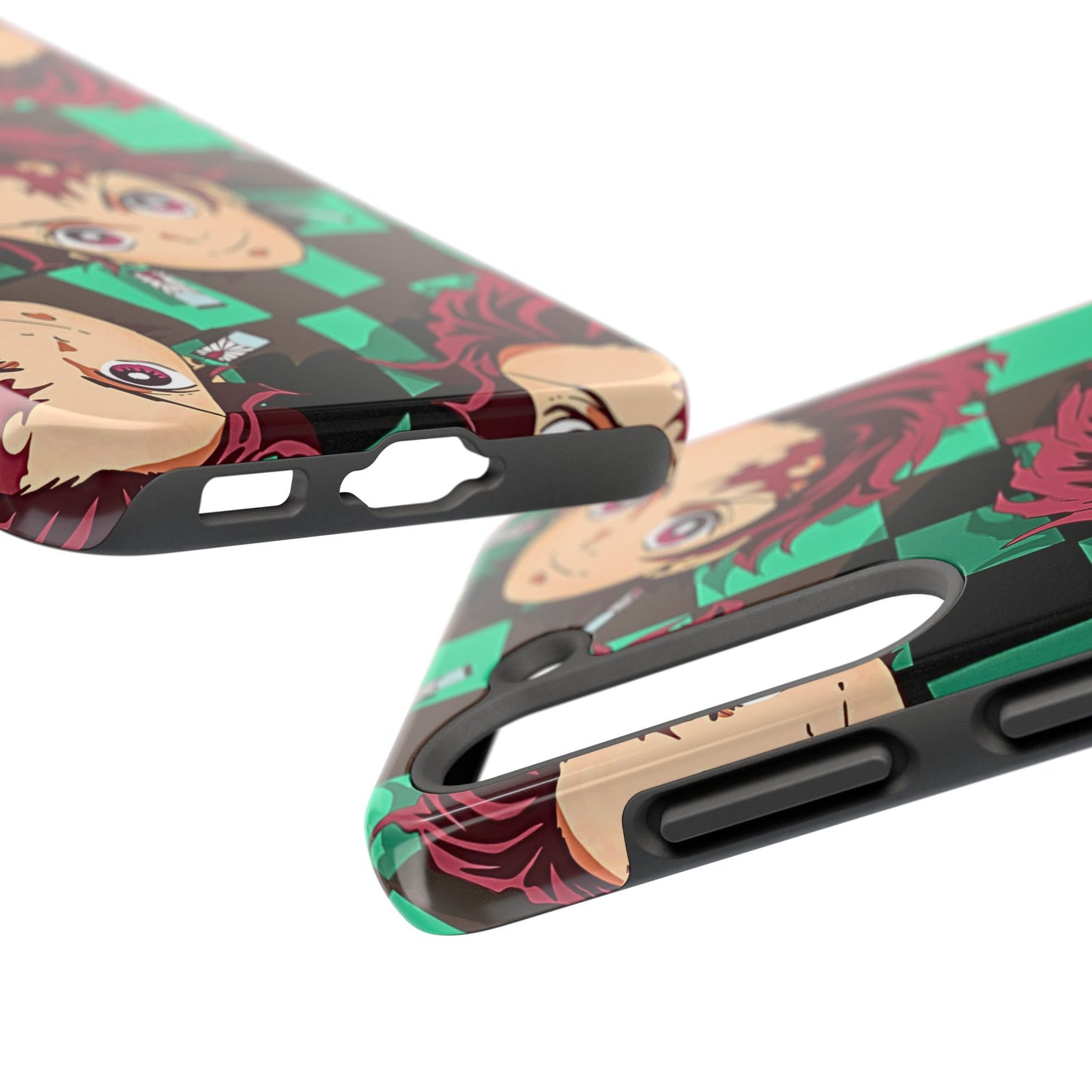 Tanjiro Kamado Head Pattern Tough Phone Case | Anime - Demon Slayer