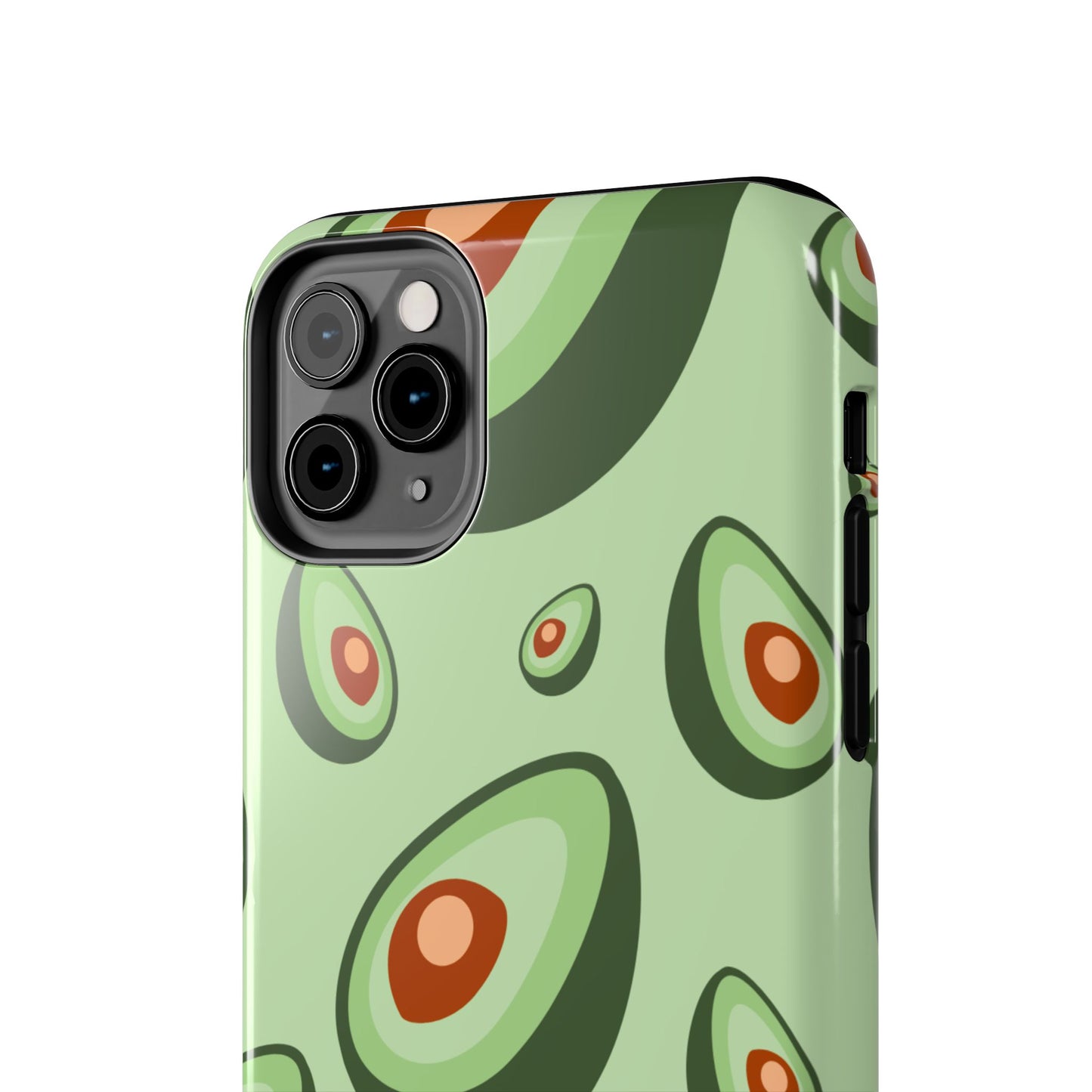 Trendy Avocado Pattern Green Aesthetic Minimal Fruit Phone Case | Food