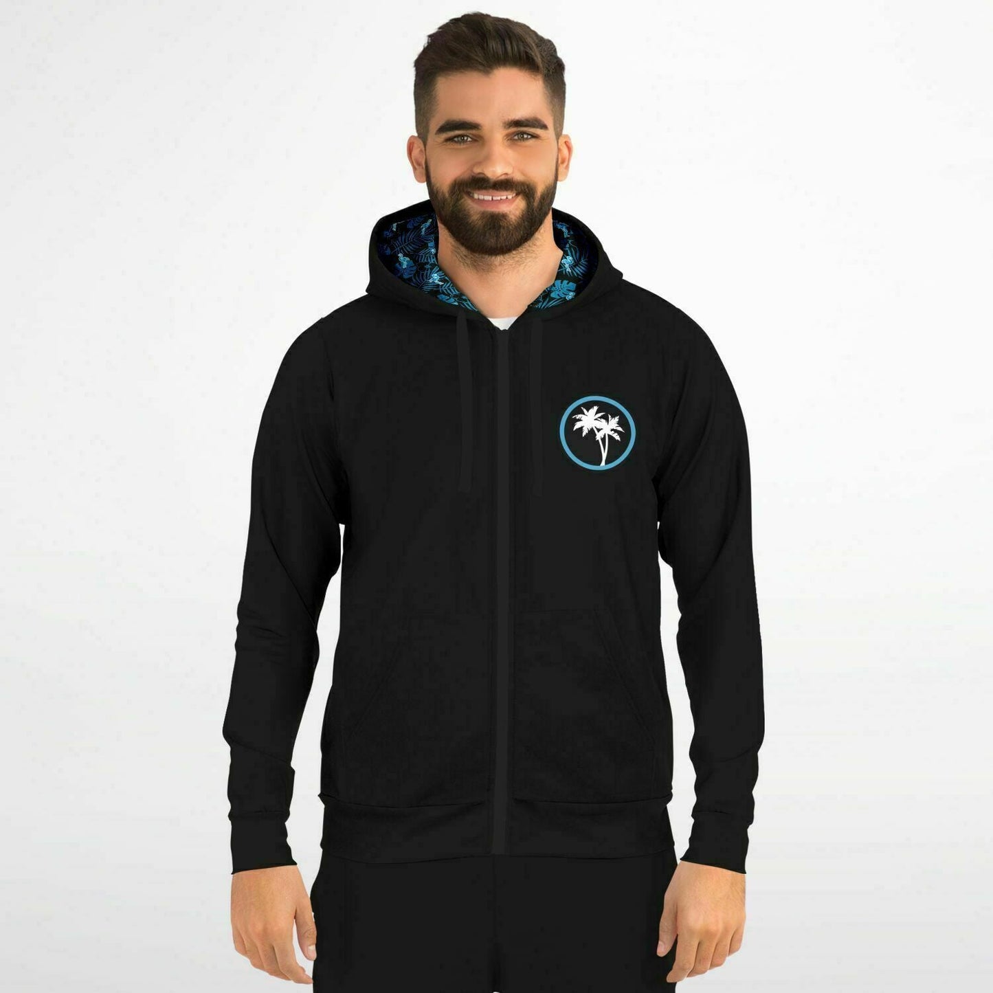 Rad Palm Icon Party Like A Flock Star Zip Up Hoodie