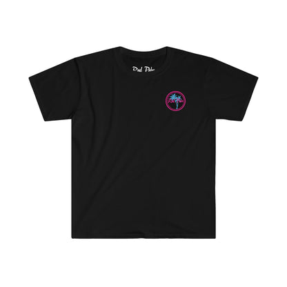 Rad Palm Flamingo Unisex Softstyle T-Shirt