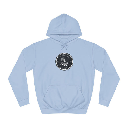 Black Round Skaters Club Unisex Hoodie