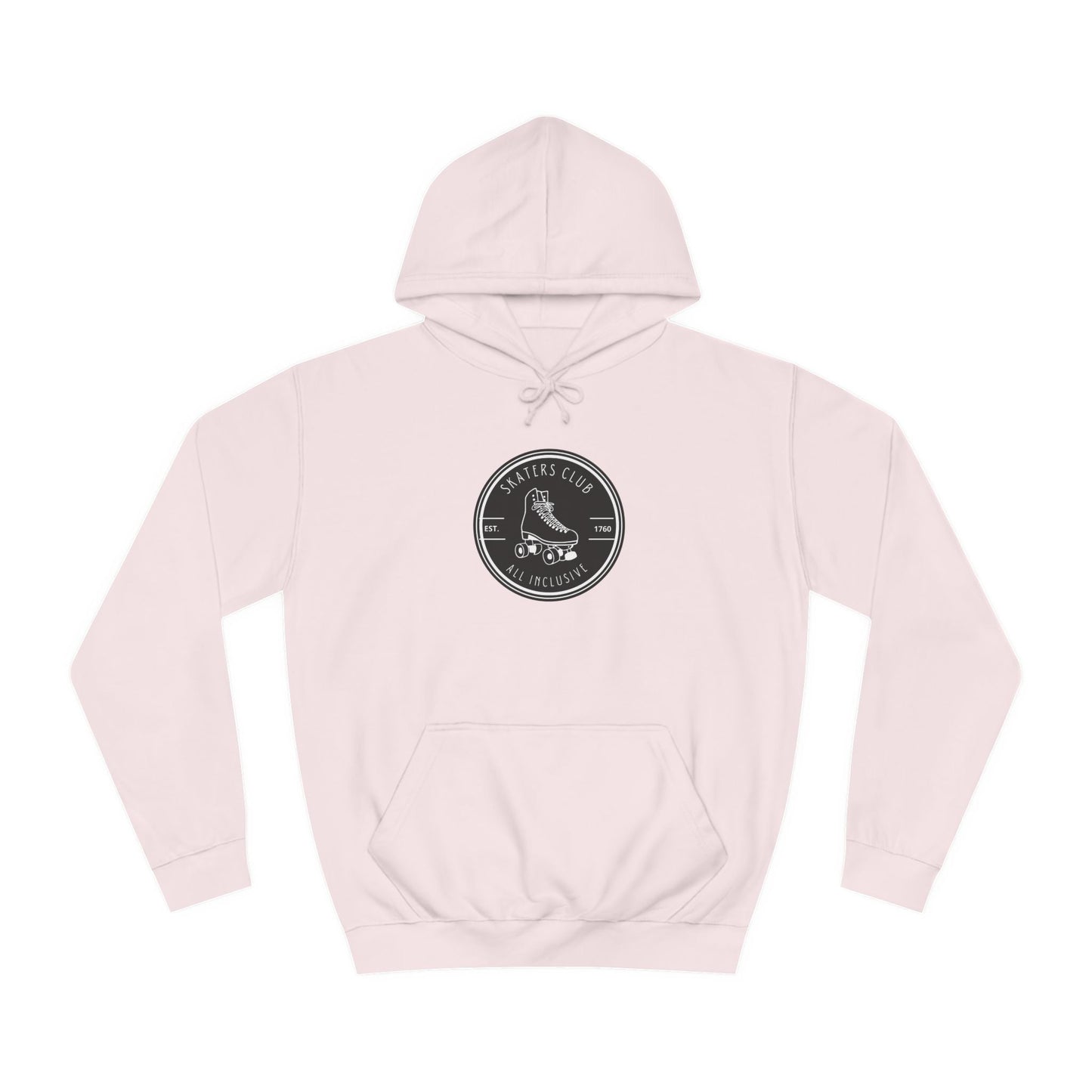 Black Round Skaters Club Unisex Hoodie