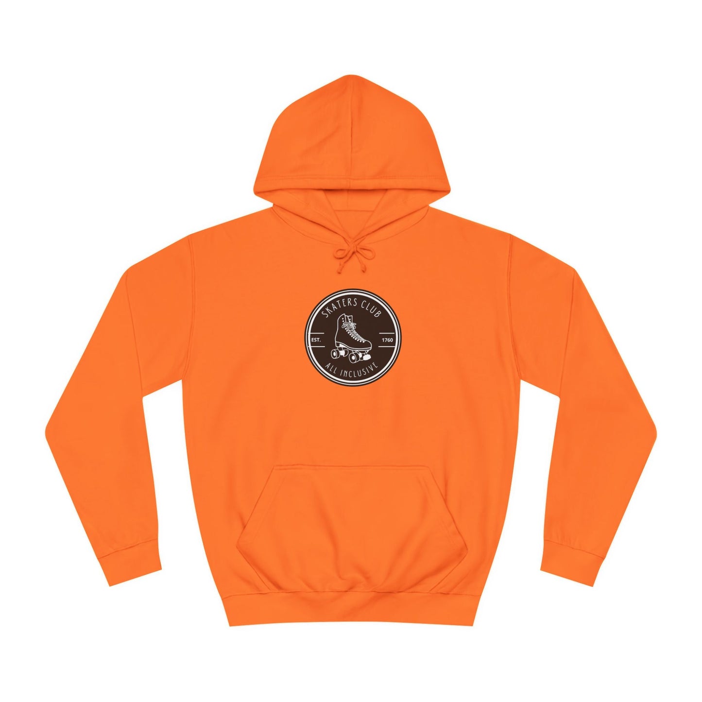 Black Round Skaters Club Unisex Hoodie