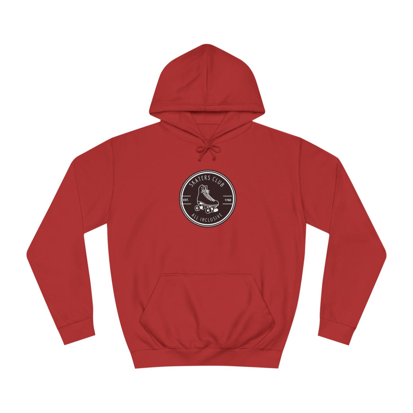 Black Round Skaters Club Unisex Hoodie