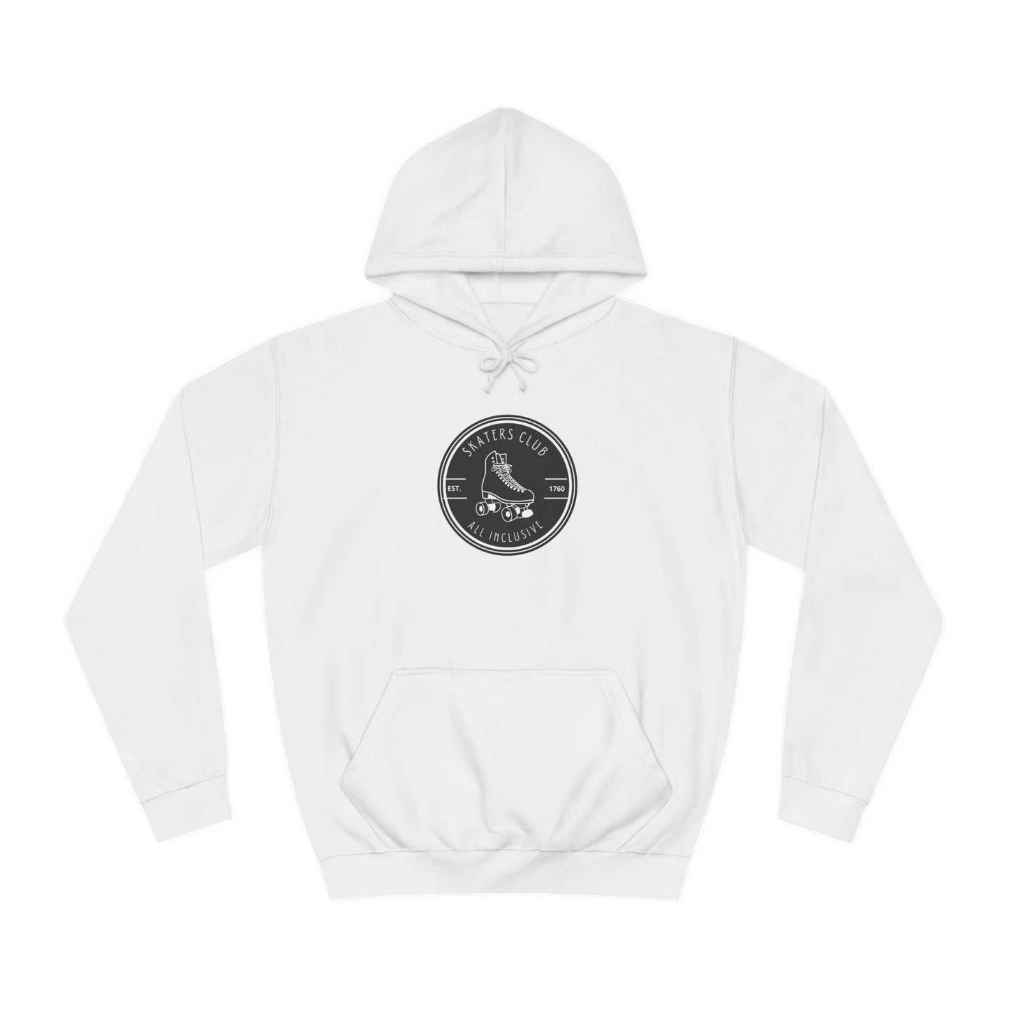 Black Round Skaters Club Unisex Hoodie