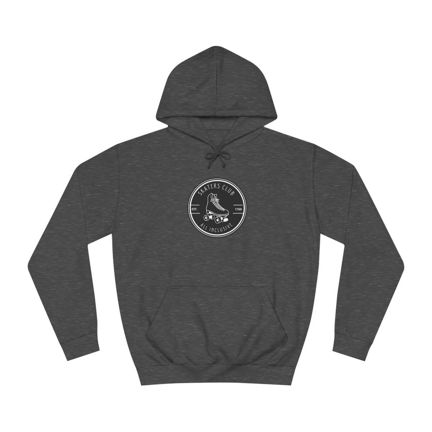 Black Round Skaters Club Unisex Hoodie