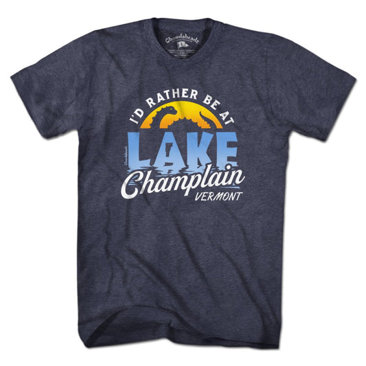 I'd Rather Be At Lake Champlain T-Shirt