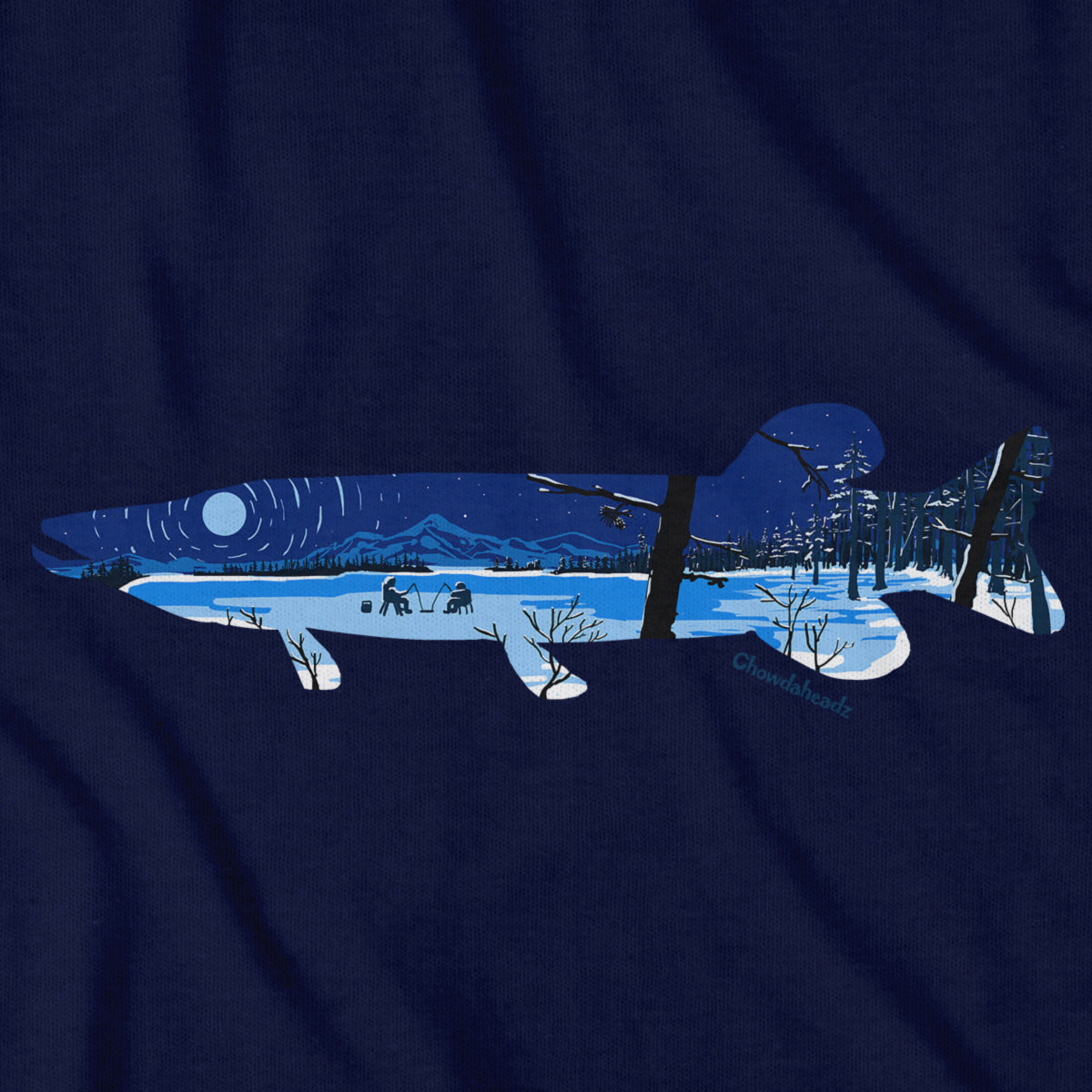 Pike Ice Fishing T-Shirt