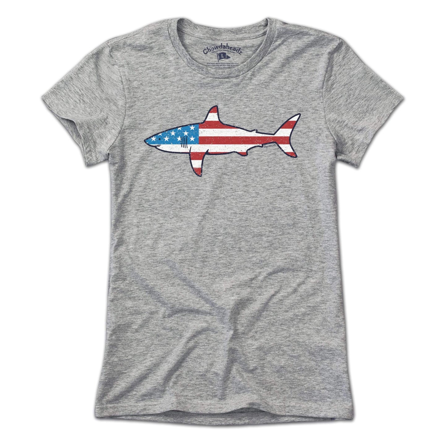 Stars and Stripes Shark T-Shirt