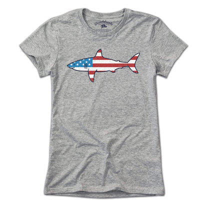 Stars and Stripes Shark T-Shirt