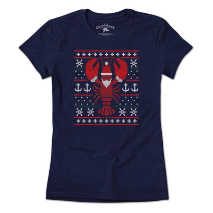 Boston Lobstah Ugly Holiday Sweater T-Shirt