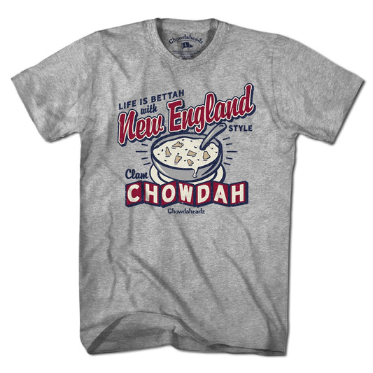 New England Clam Chowdah T-Shirt