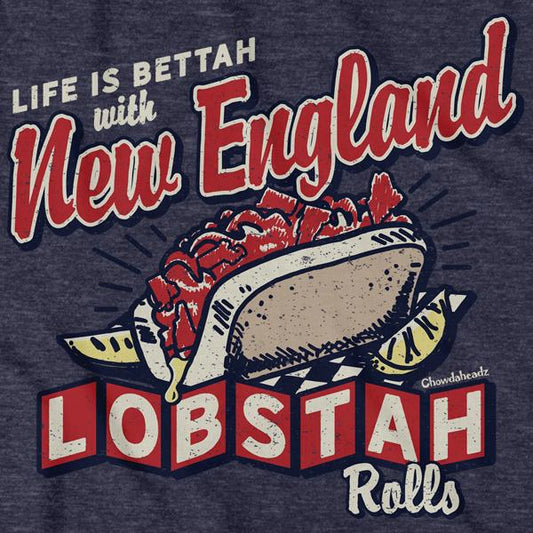 New England Lobstah Rolls T-shirt