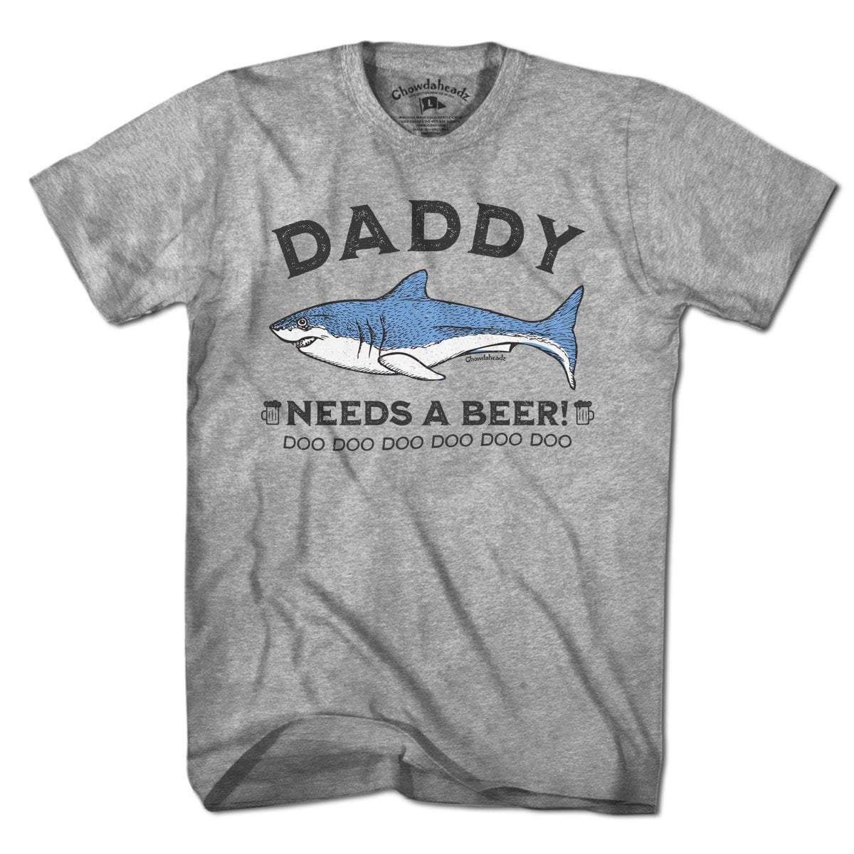 Daddy Shark Needs a Beer T-Shirt