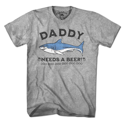 Daddy Shark Needs a Beer T-Shirt