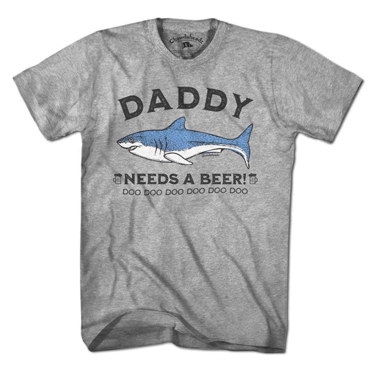 Daddy Shark Needs a Beer T-Shirt