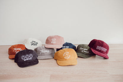 Queso cursive Corduroy Cap