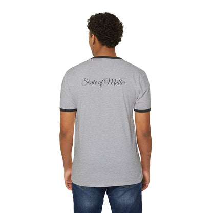 Easily Distracted by Skates Unisex Cotton Ringer T-Shirt